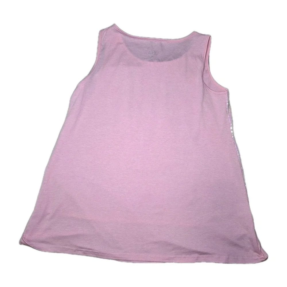 Mila Las‎ Vegas Sequin Tank & Shorts Set Women's XL Pink Sparkle Lounge Pajama